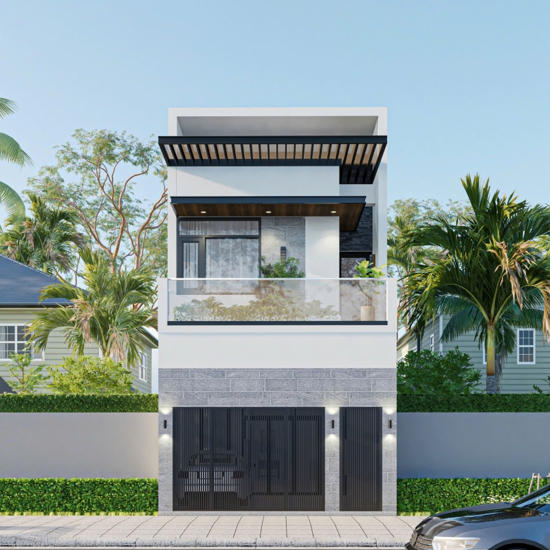 Mẫu thiết kế nhà 2 tầng Bình Dương