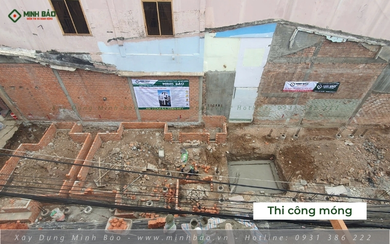 Minh Bảo thi công móng