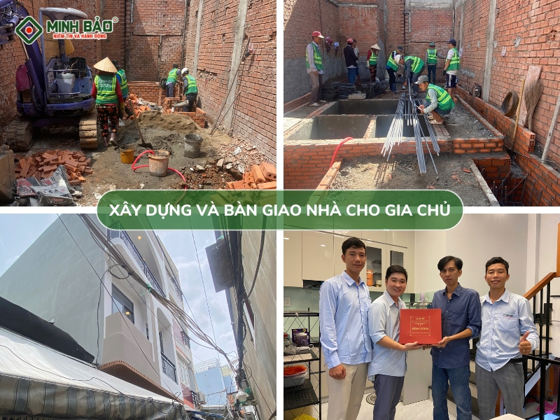 Minh Bảo xây dựng và bàn giao nhà cho gia chủ