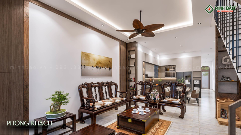 Phòng khách ấm cúng