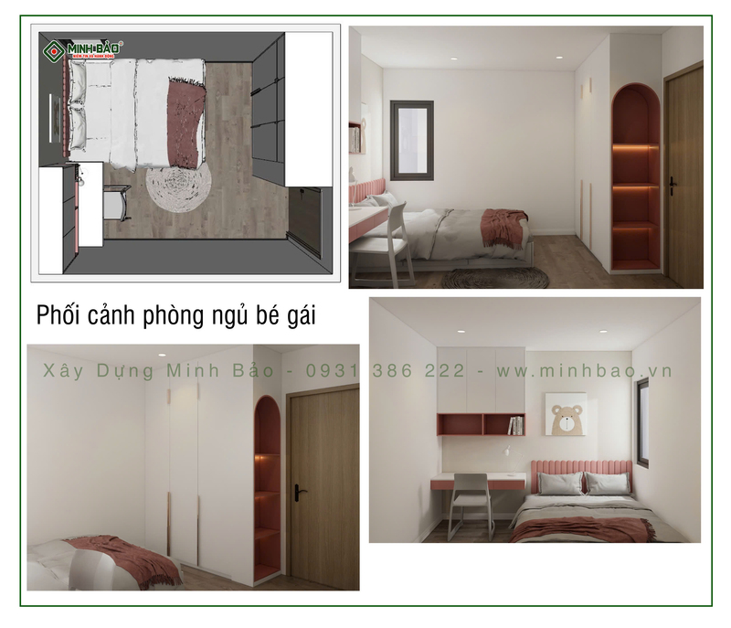 Phòng ngủ bé gái