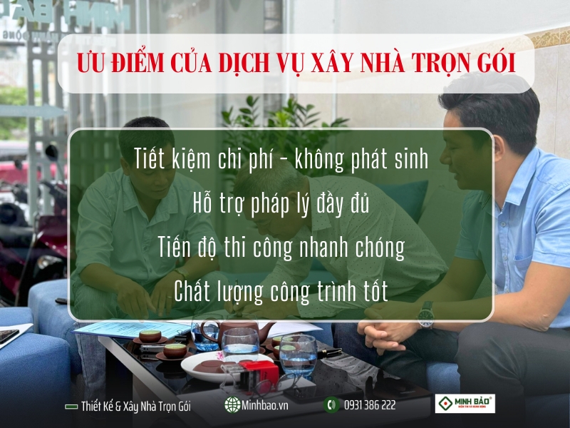 Ưu điểm của dịchvụ xây nhà