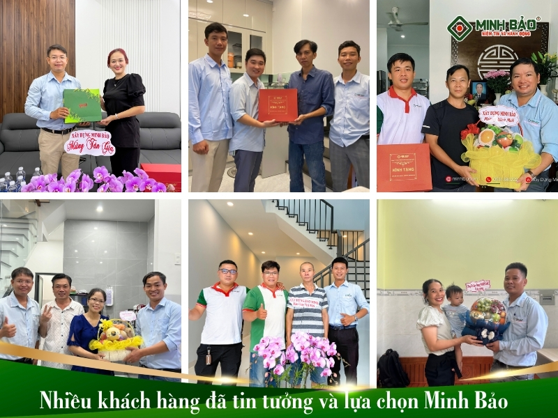 Minh Bảo bàn giao nhà đến tay nhiều gia chủ