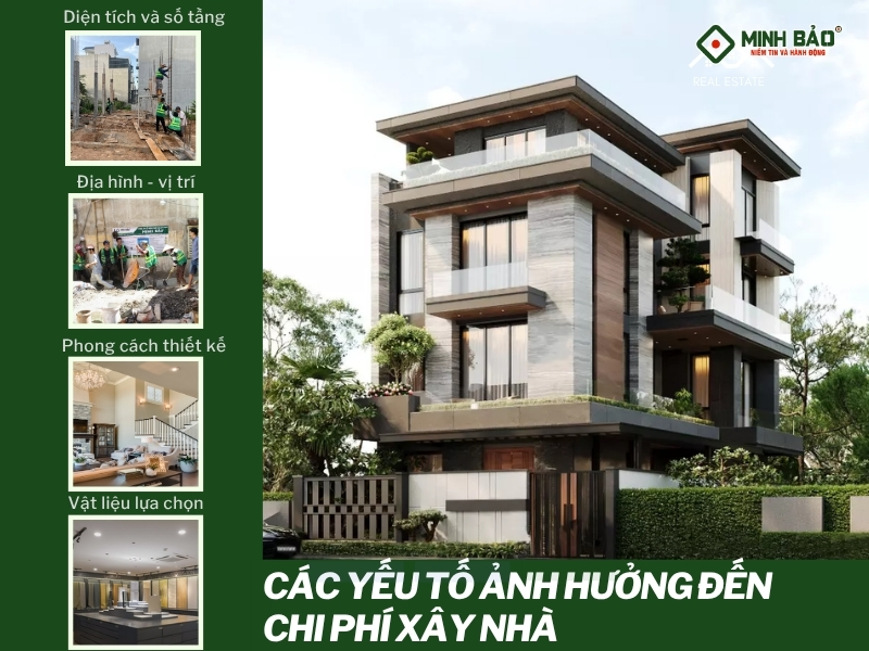 Các yếu tố ảnh hưởng đến báo giá xây nhà phường Tân Thuận HCM