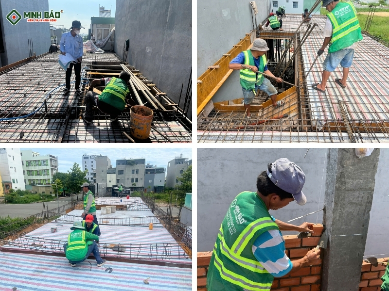 Đội ngũ Minh Bảo thi công công trình