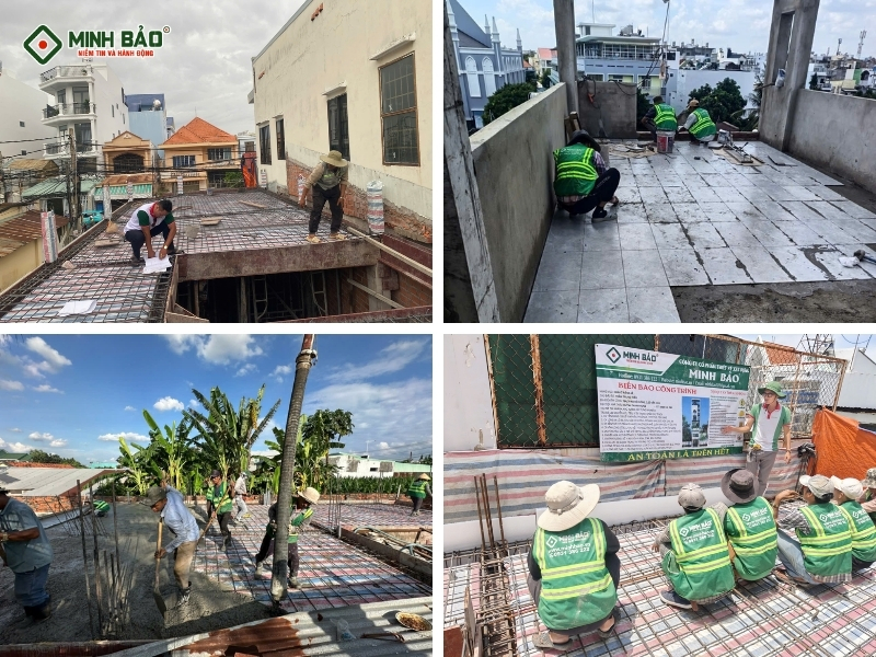 Đội ngũ thợ chuyên nghiệp, trong quá trình thi công luôn có mặt của giám sát