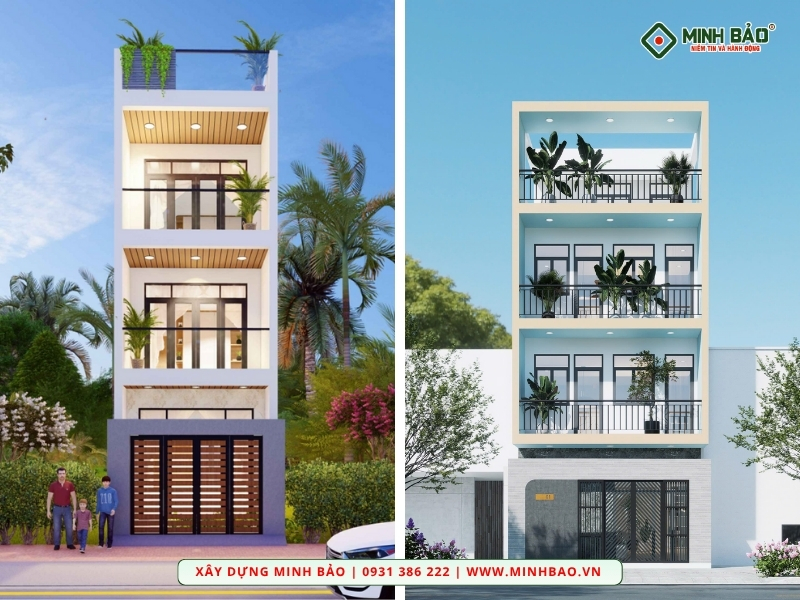 Mẫu nhà 3 tầng