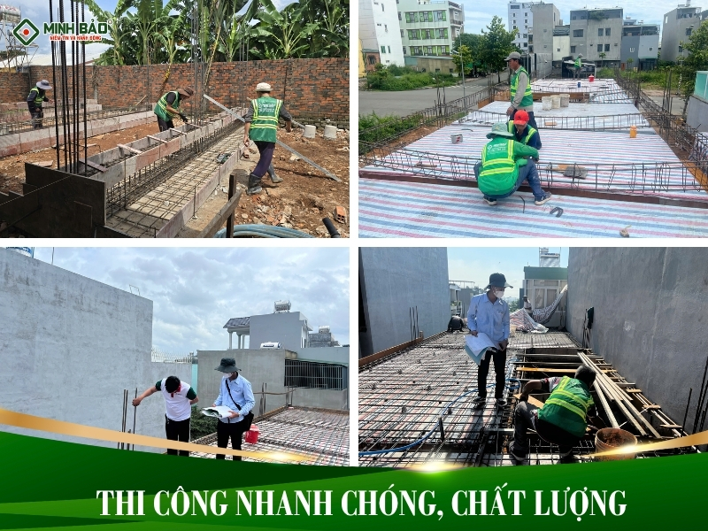 Minh Bảo thi công nhanh chóng và chất lượng