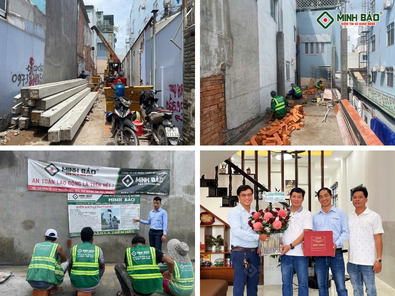 Minh Bảo xây dựng và bàn giao nhà cho gia chủ
