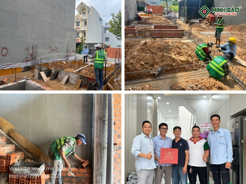 Minh Bảo xây dựng và bàn giao nhà cho gia chủ