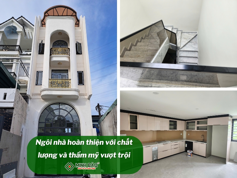 Ngôi nhà hoàn thiện với chất lượng và thẩm mỹ vượt trội
