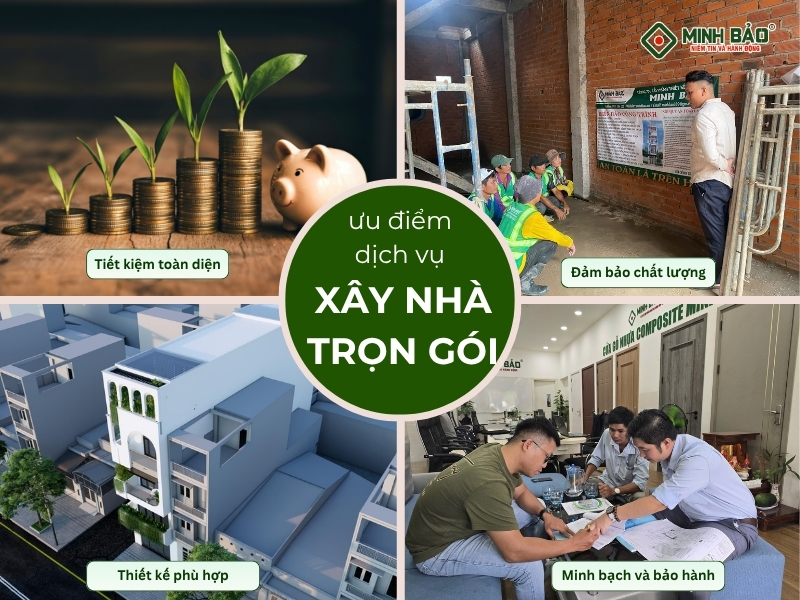 Ưu điểm dịch vụ xây nhà trọn gói phường Bình Đông HCM