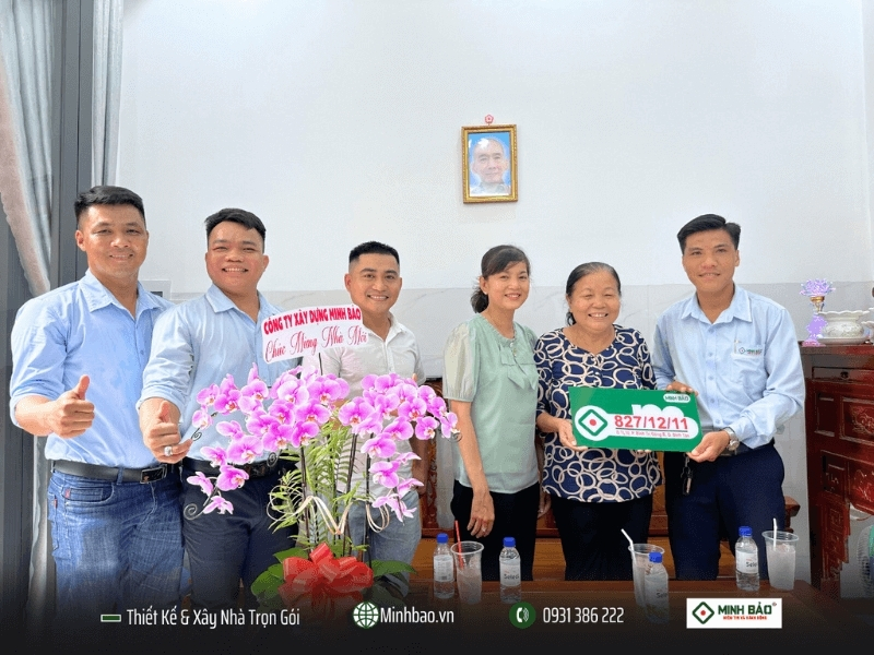 Chìa khóa trao tay là Minh Bảo thực hiện mọi hạng mục công việc trong quá trình xây dựng