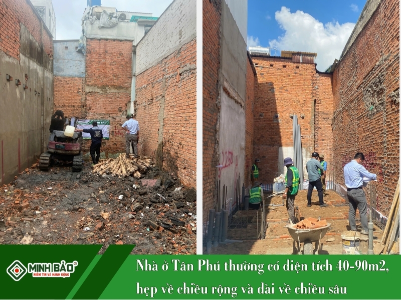 Diện tích nhỏ nên nhu cầu xây nhà cao tầng lớn