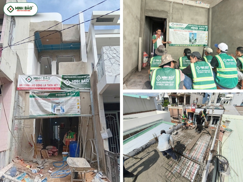 Minh Bảo thi công công trình tại An Hội Đông