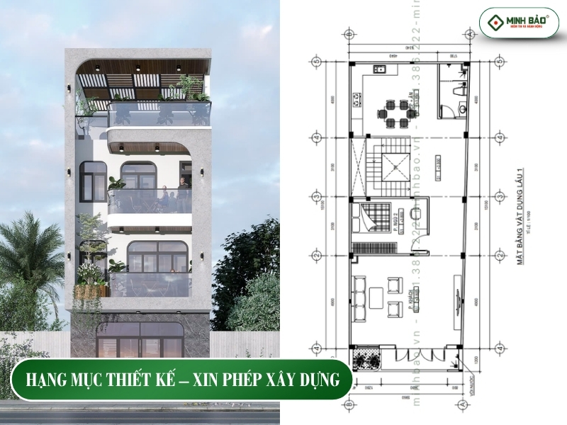 Minh Bảo thực hiện hạng mục thiết kế