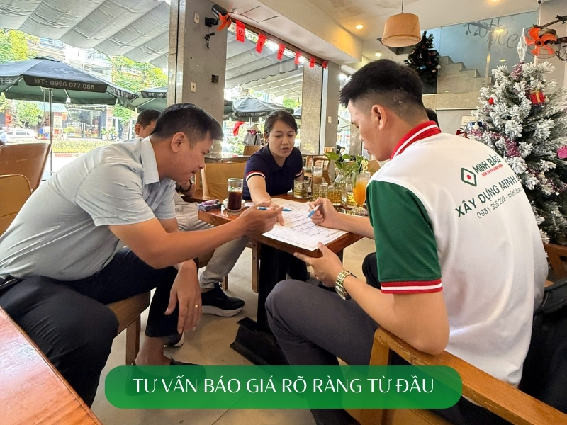 Minh Bảo tư vấn báo giá rõ ràng từ đầu