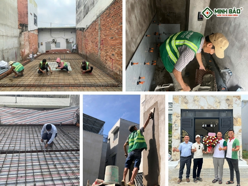 Minh Bảo xây dựng và bàn giao nhà cho gia chủ