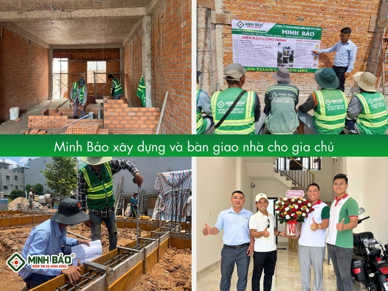 Minh Bảo xây dựng và bàn giao nhà cho gia chủ