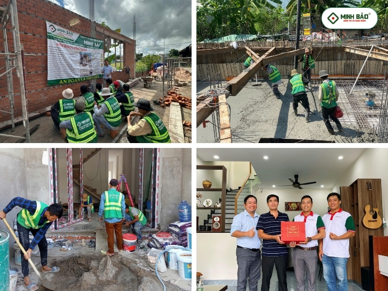 Minh Bảo xây dựng và bàn giao nhà cho gia chủ