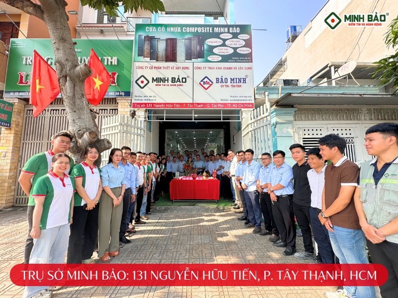 Trụ sở Xây Dựng Minh Bảo ở phường Tây Thạnh