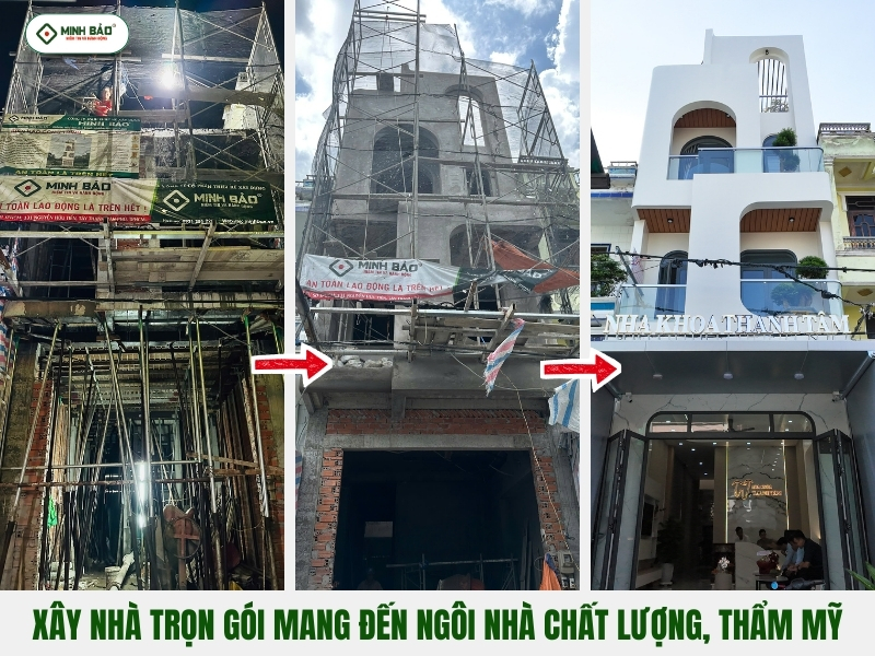 Dịch vụ xây nhà trọn gói mang đến ngôi nhà chất lượng, thẩm mỹ