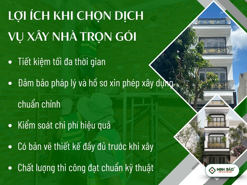 Lợi ích khi chọn dịch vụ xây dựng trọn gói