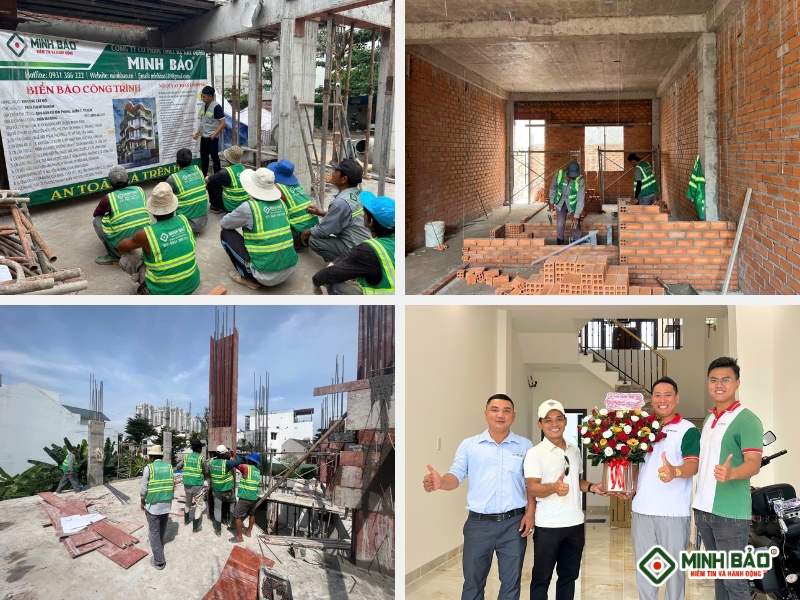 Minh Bảo thi công và bàn giao nhà cho gia chủ