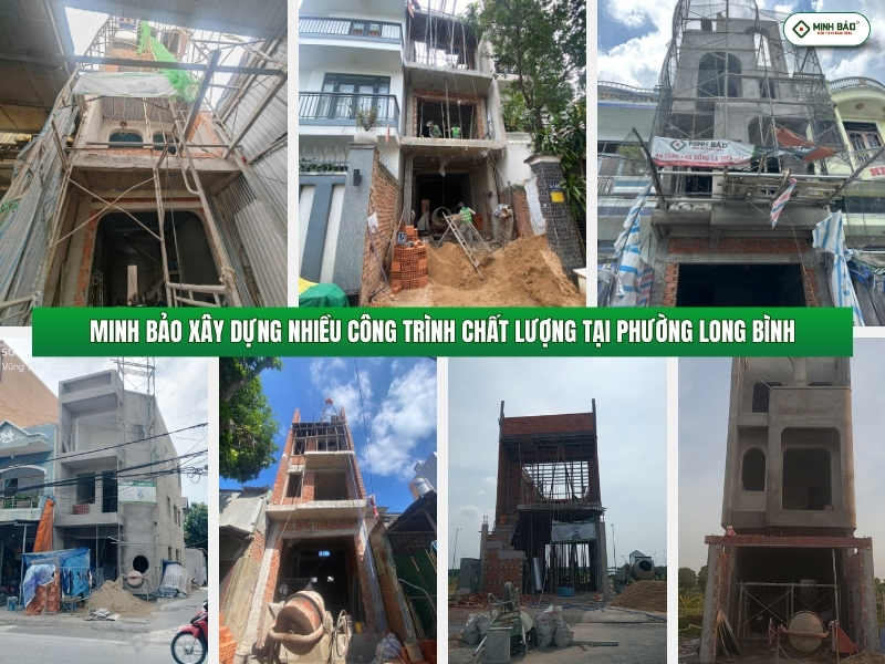 Minh Bảo xây dựng và bàn giao nhiều công trình chất lượng tại Long Bình