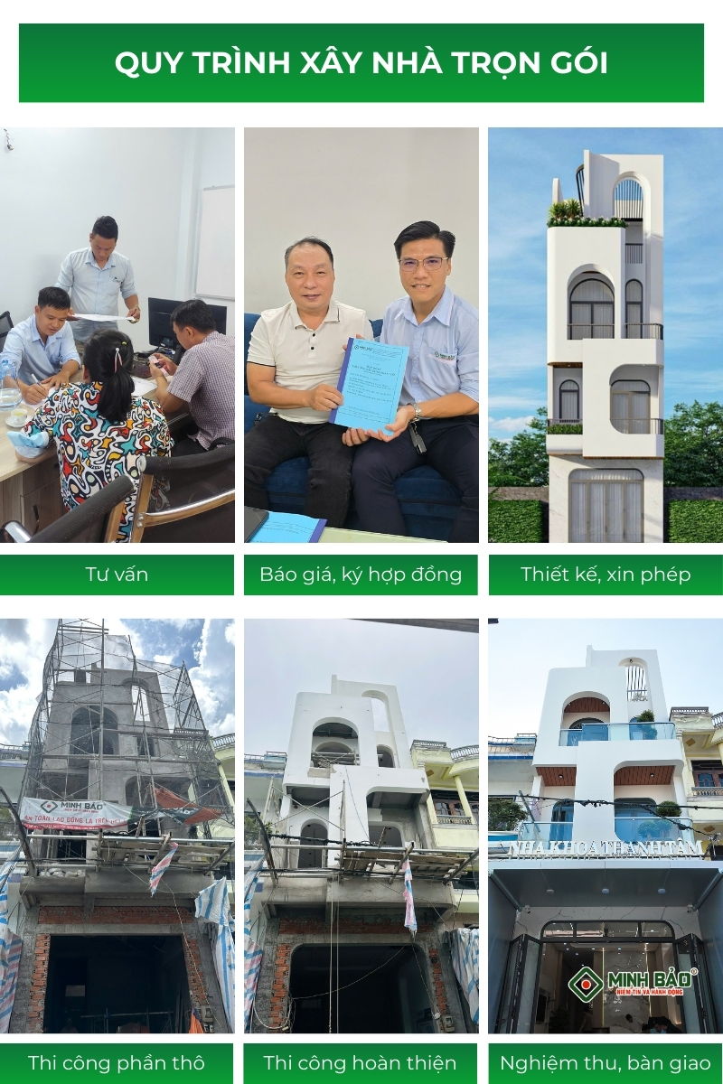 Quy trình xây nhà trọn gói phường Cát Lái HCM