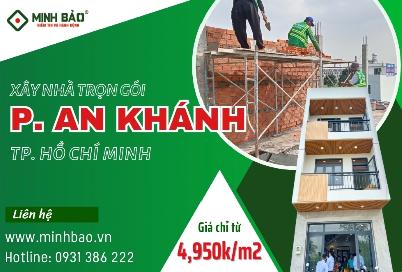 Tìm hiểu dịch vụ xây nhà trọn gói phường An Khánh HCM