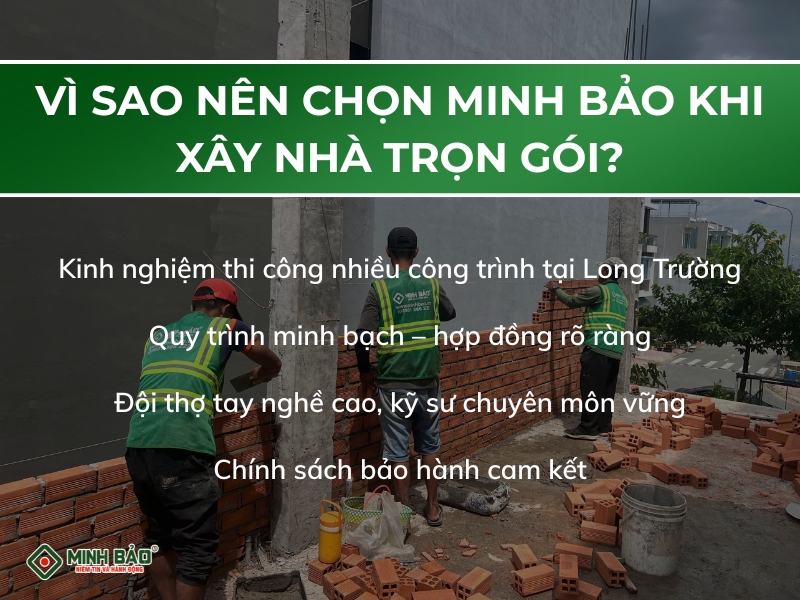 Vì sao nên chọn Minh Bảo khi xây nhà?