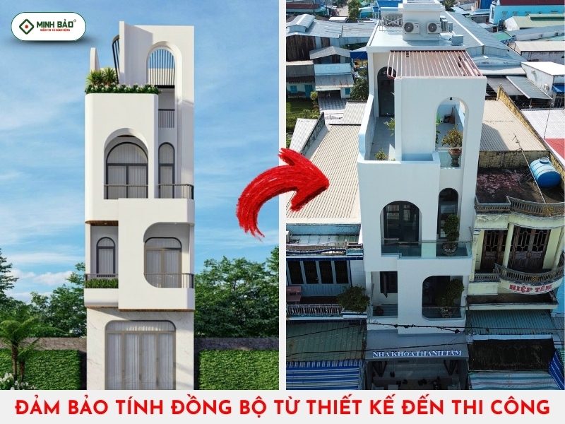 Xây nhà trọn gói giúp đảm bảo tính đồng bộ từ thiết kế đến thi công