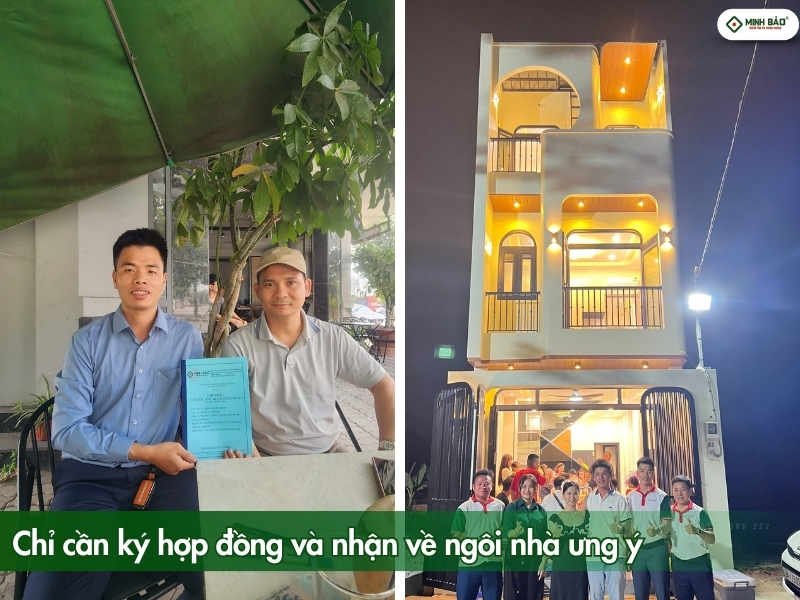 Chỉ cần ký kết hợp đồng và nhận về ngôi nhà ưng ý