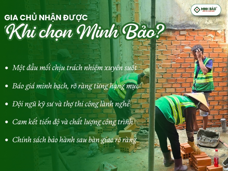 Gia chủ nhận được gì khi lựa chọn Minh Bảo