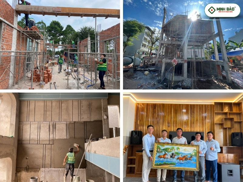 Minh Bảo xây dựng và bàn giao nhà cho gia chủ