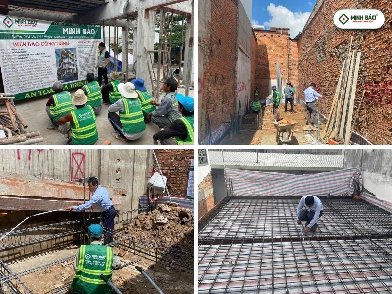 Trong quá trình Minh Bảo thi công luôn có mặt giám sát