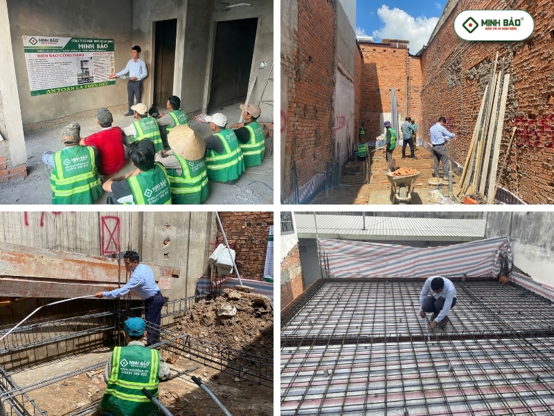 Trong quá trình thi công luôn có mặt của đội ngũ giám sát