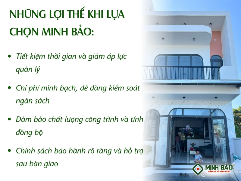 Lợi thế khi chọn Minh Bảo