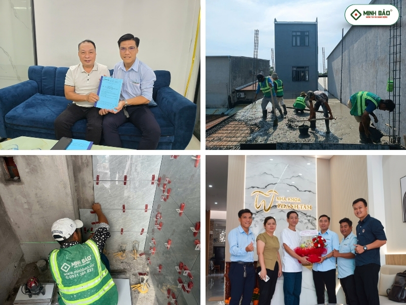 Minh Bảo đồng hành với khách hàng trong mọi hạng mục xây dựng