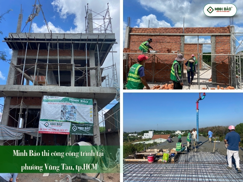 Minh Bảo thi công công trình tại Vũng Tàu 