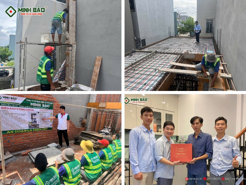Minh Bảo xây dựng và bàn giao nhà cho gia chủ