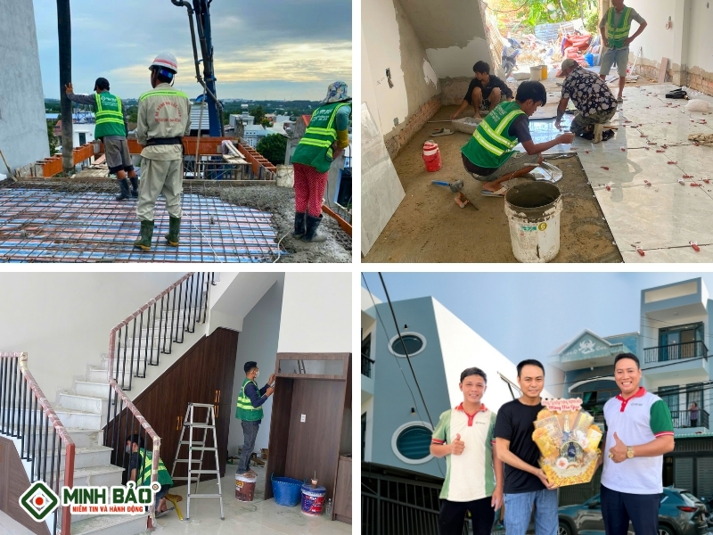 Minh Bảo xây dựng và bàn giao nhà cho gia chủ