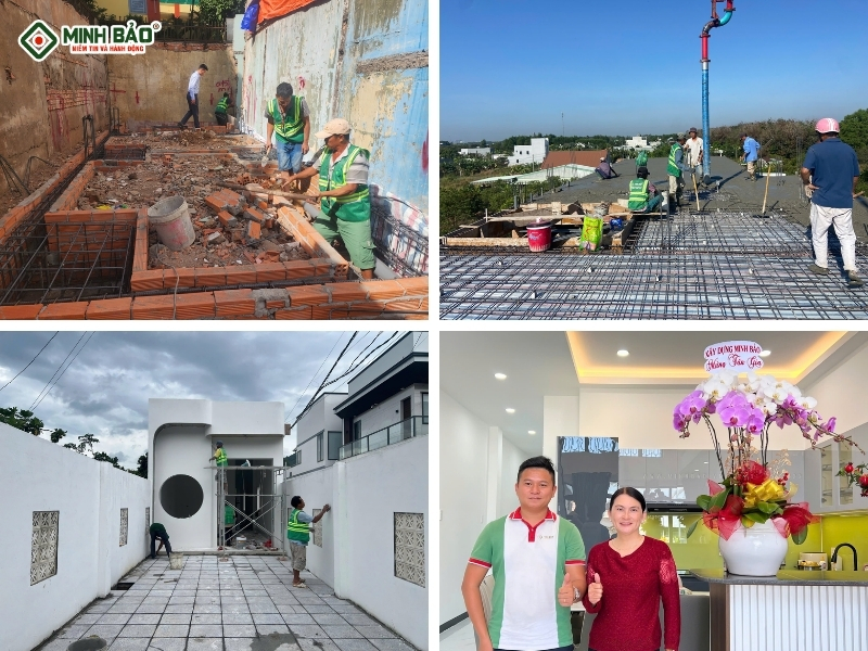 Minh Bảo xây dựng và bàn giao nhà cho gia chủ