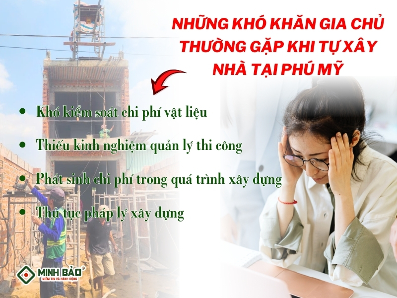 Những khó khăn chủ nhà gặp phải khi tự xây nhà