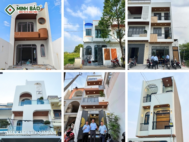 Rất nhiều công trình chất lượng được Minh Bảo và bàn giao nhà đến tay gia chủ