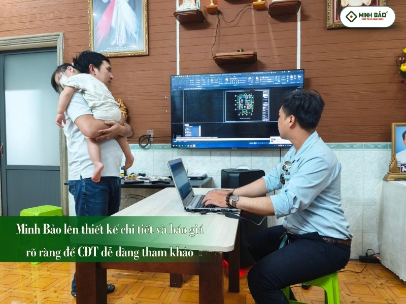 Thiết kế báo giá chi tiết để chủ đầu tư tham khảo