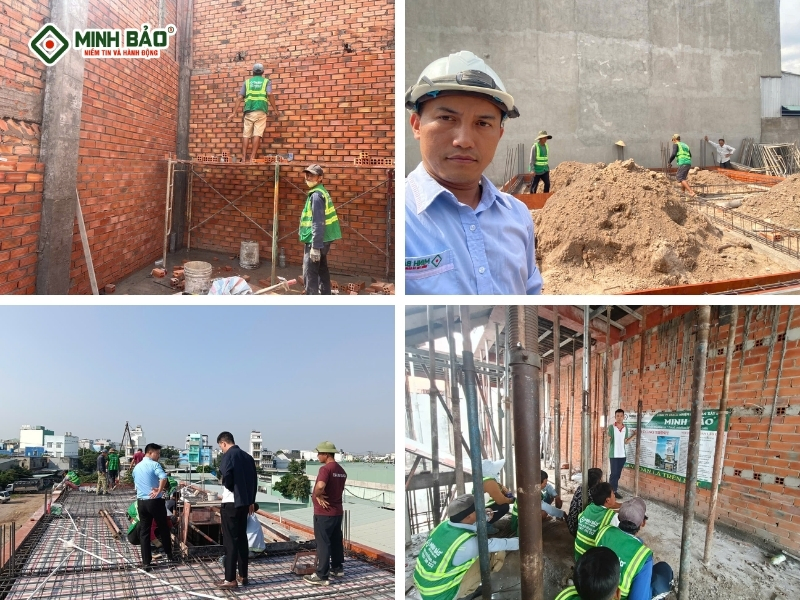 Trong quá trình Minh Bảo thi công luôn có mặt của đội ngũ giám sát
