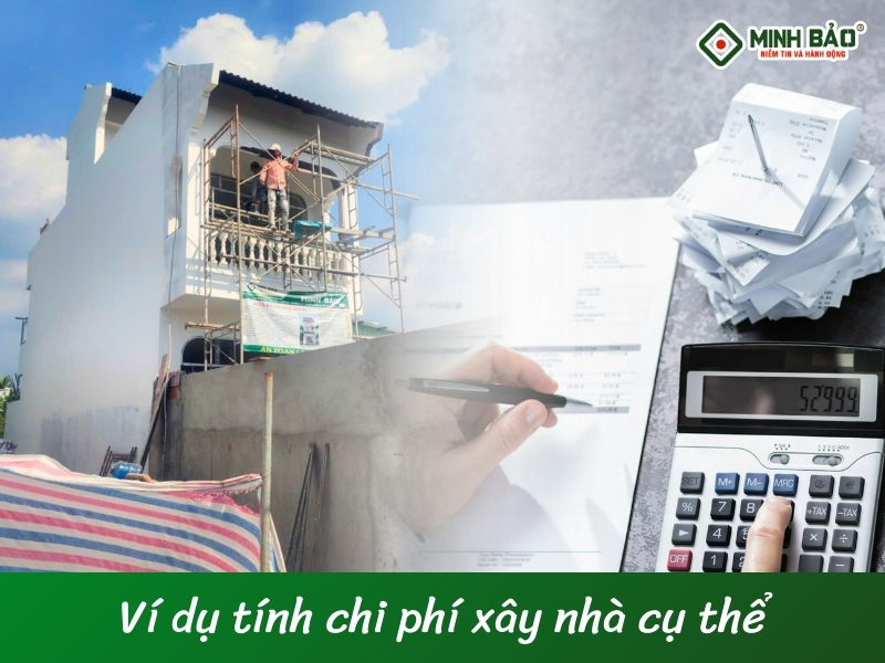 Ví dụ tính chi phí xây nhà