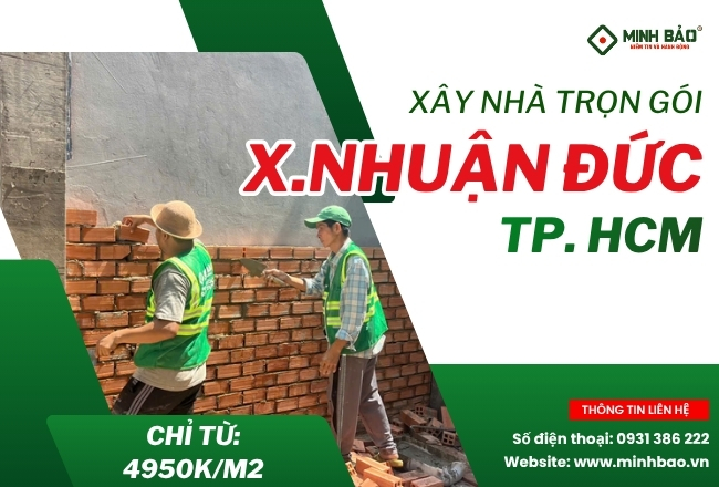 Dịch Vụ Xây Nhà Trọn Gói Xã Nhuận Đức HCM